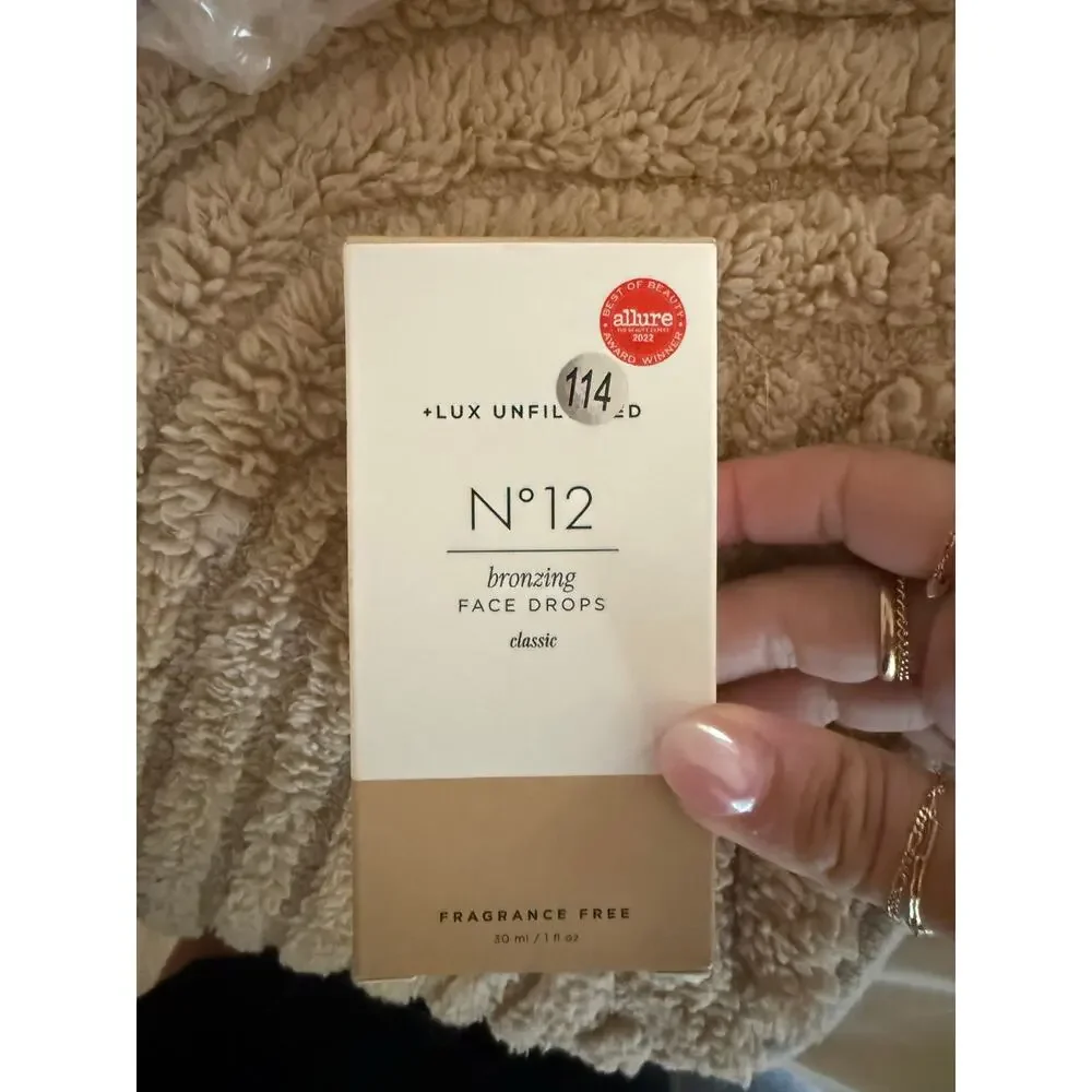 $42 Sephora brand new in box Lux Unfiltered N°12 Bronzing Face Drops - Picture 3 of 4